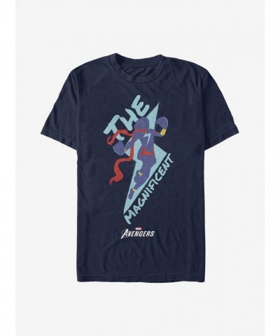 Marvel Ms. Marvel T-Shirt - Blue, Lightweight for Men