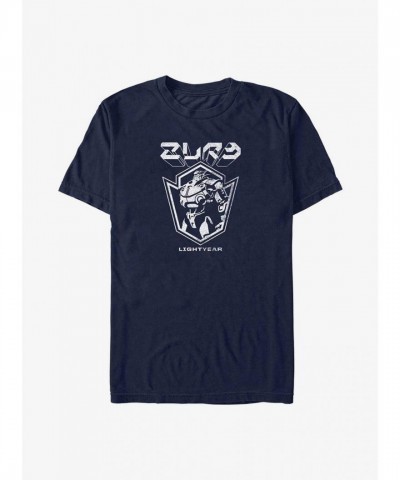Disney Pixar Lightyear Zurg Badge Blue T-Shirt for Men