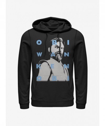 Obi-Wan Kenobi Graphic Hoodie - Black for Men and Unisex
