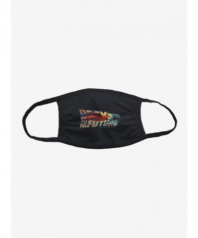 Back To The Future Unisex Anti-Microbial Face Mask - Black