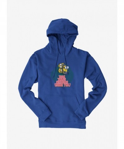 Minions Groovy Friends Hoodie - Unisex Blue