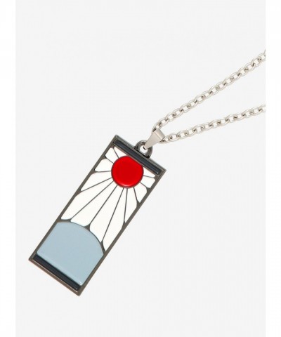 Tanjiro Kamado Inspired Metal Necklace from Demon Slayer