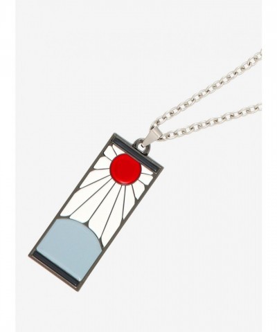 Tanjiro Kamado Inspired Metal Necklace from Demon Slayer