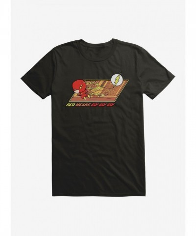DC Comics Chibi The Flash Red Go T-Shirt for Men