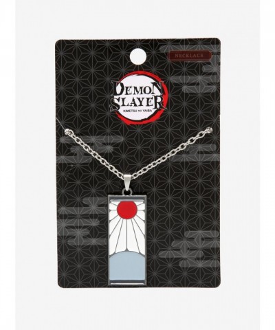 Tanjiro Kamado Inspired Metal Necklace from Demon Slayer