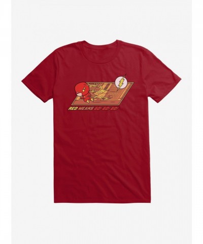 DC Comics Chibi The Flash Red Go T-Shirt for Men