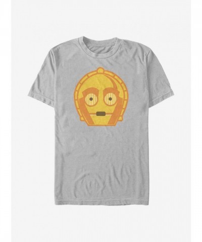 Star Wars C-3PO Lightweight T-Shirt - Silver Men's