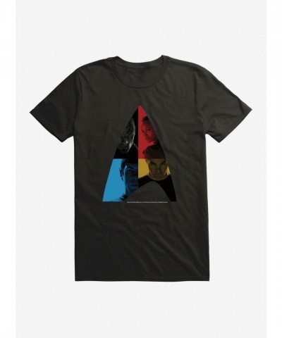 Star Trek Characters Logo T-Shirt for Men