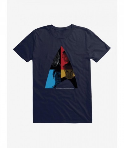 Star Trek Characters Logo T-Shirt for Men