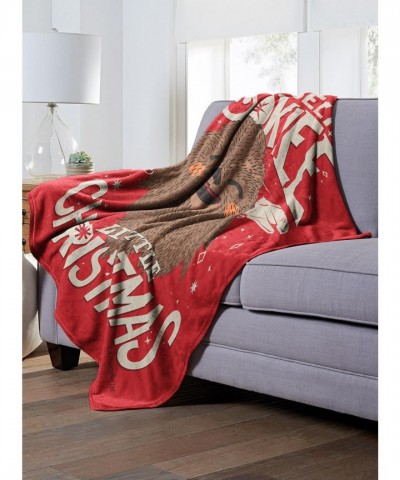 Star Wars Wookie Christmas Throw Blanket by The Northwest - Silky Soft and Cozy