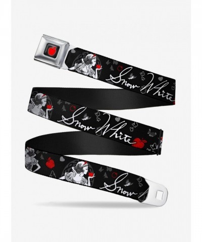 Disney Snow White Apple Motif Butterflies Seatbelt Belt for Girls