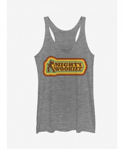 Star Wars Grey Retro Mighty Wookiee Women's Tank Top