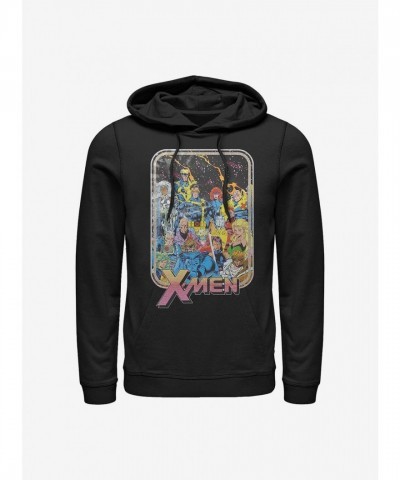 Marvel Retro Hoodie - Black Men's X-Men 70's Classic