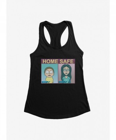 Rick and Morty Girls Lightweight Home Safe Tank Top