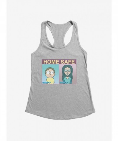 Rick and Morty Girls Lightweight Home Safe Tank Top
