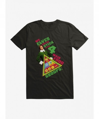 Elf Four Main Food Groups Unisex T-Shirt