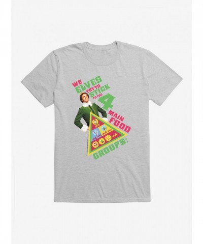 Elf Four Main Food Groups Unisex T-Shirt