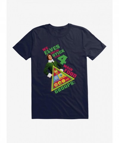 Elf Four Main Food Groups Unisex T-Shirt