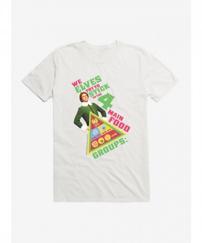 Elf Four Main Food Groups Unisex T-Shirt