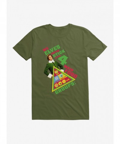 Elf Four Main Food Groups Unisex T-Shirt