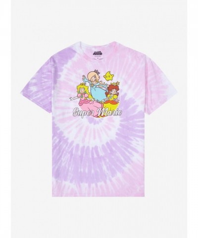Super Mario Princess Tie-Dye Crop Top for Girls