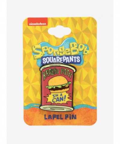SpongeBob SquarePants Krabby Patty Can Pin - Portable Enamel Pin