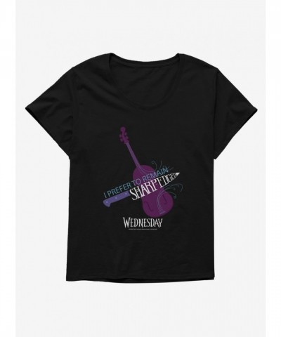 Sharp-Edged Girls Plus Size Scoop Neck T-Shirt