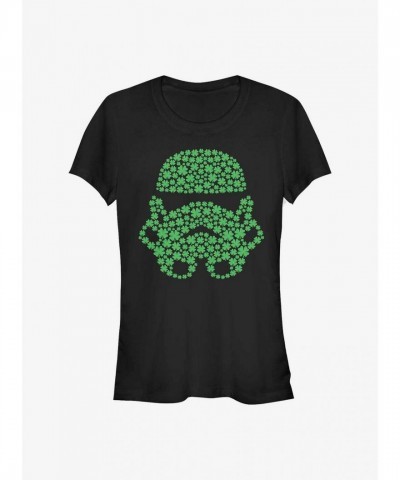 Star Wars Girls Clover Storm Trooper T-Shirt - Black
