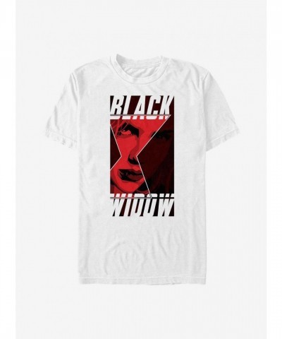 Marvel Black Widow White T-Shirt - Lightweight Cotton for Men