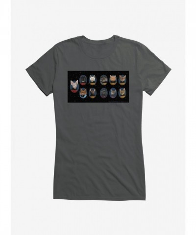 Star Trek TNG Cats Crew Portrait Tee for Girls