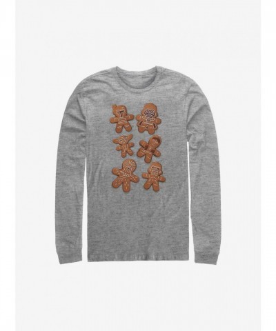 Super Mario Inspired Holiday Grey Long-Sleeve T-Shirt for Men
