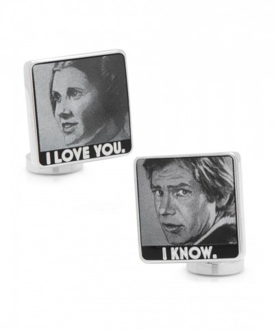 Star Wars I Love You I Know Plated Cufflinks for Men