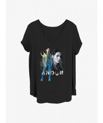 Star Wars Bix Caleen Plus Size T-Shirt for Girls - Black