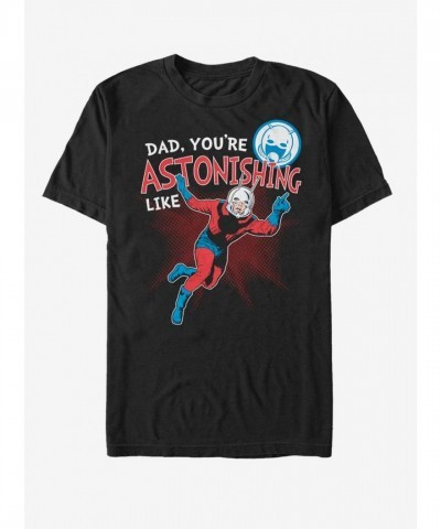 Marvel Ant-Man Dad Imitation Cotton T-Shirt - Black