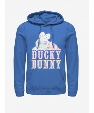 Disney Pixar Toy Story 4 Royal Blue Hoodie with Ducky and Bunny