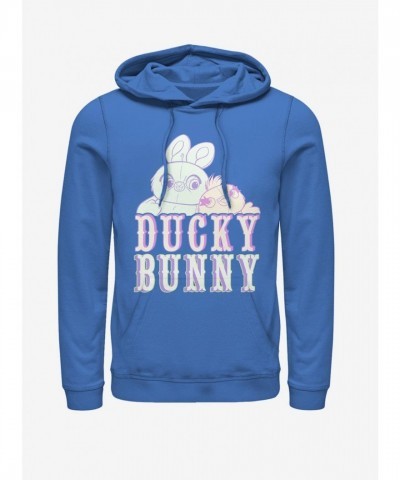 Disney Pixar Toy Story 4 Royal Blue Hoodie with Ducky and Bunny