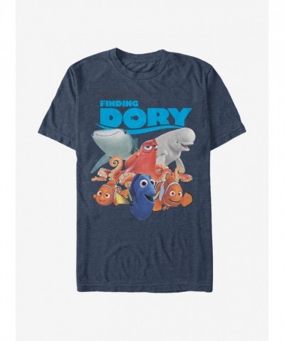 Disney Pixar Finding Dory Friends Unisex T-Shirt - Navy Blue