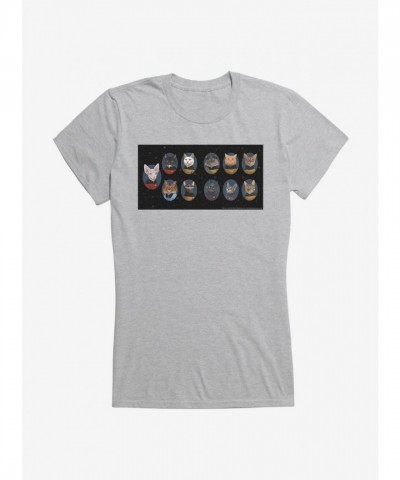 Star Trek TNG Cats Crew Portrait Tee for Girls