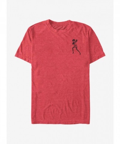 Disney Pixar Incredibles Violet Character Men's Lightweight Red T-Shirt