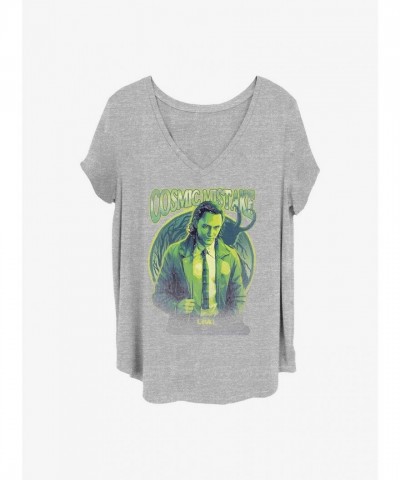 Marvel Cosmic Mistake T-Shirt for Girls - Plus Size Grey