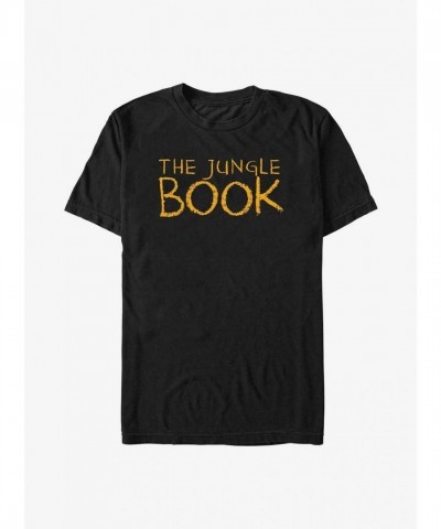 Disney Jungle Book Chalk Art T-Shirt - Men's Black