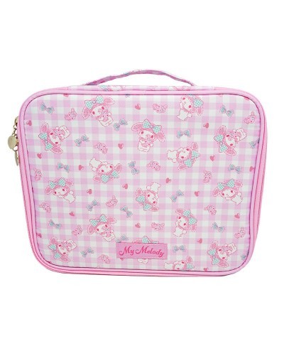 My Melody Gingham Cosmetic Travel Case for Women